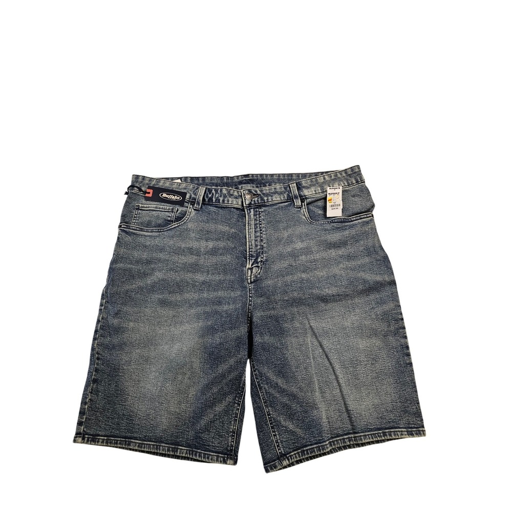 Buffalo David Bitton Mens Relaxed‎ Straight Dean Denim Shorts Blue W42